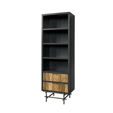 Pesaro Boekenkast | 2 Laden | 65x44x199 - TWR-NA0125