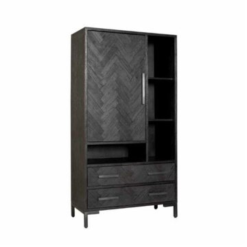 Ziano Cabinet 1 deur | 2 laden -100X45X190 - NA0187