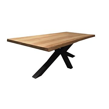 Sovana Live-edge dining table 200x100 - top 5 - Naturel