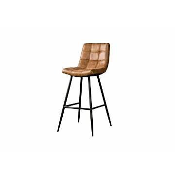 Navarra barstool | 55x41x105 | Cognac - TWR-Navarra-bs-NC0119