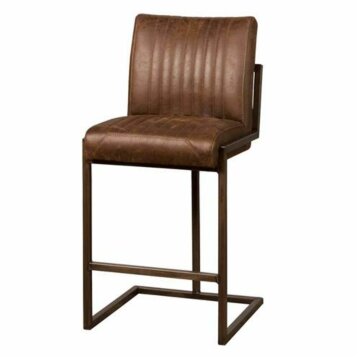 Ferro barstool | 61x50x101 | Donkerbruin - TWR-Ferro-bs-NC0126