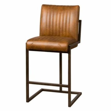Ferro barstool | 61x50x101 | Lichtbruin - TWR-Ferro-bs-NC0127