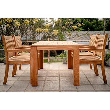Nelson Teak Tuintafel | 160x90x75 - QG-819417