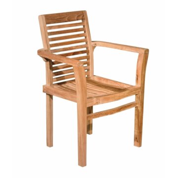 Stacker | Stapelbare Teak Tuinstoel - SC035