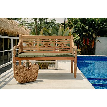 Teak Stationsbank | 100 breed | Gerecycled Teak - SAP-SB019-R