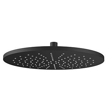 Regn hoofddouche rond 30cm - mat zwart