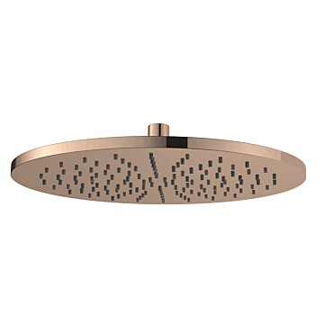 Regn hoofddouche rond Geborsteld koper