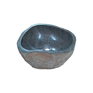 Natuurstenen Waskom Riviersteen 35 x 27 x 15 cm