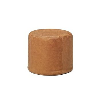 Haveco Pouffe in stof en leer – luxe voetenbank in moderne stijl


