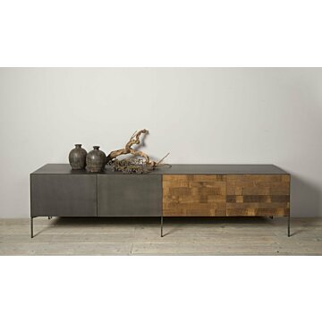 Pandora TV meubel 2 deuren + klep | 220 x 45 x 55 ( H ) 