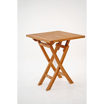 zeilboot teak tafel inklapbaar 60 cm rond