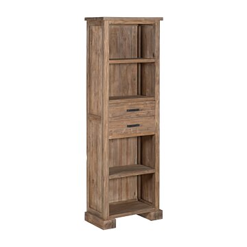 Lorenzo | Teak Boekenkast | 65 x 35 x 190 (h) cm