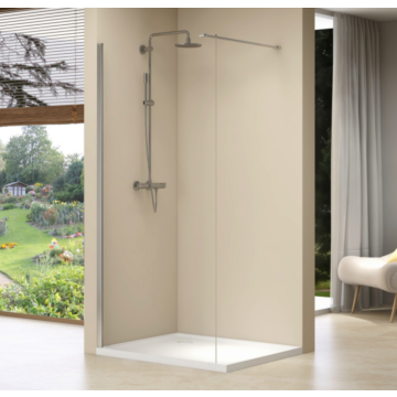 Van Rijn Products ST01M inloopdouche 80cm chroom