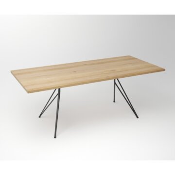 Eiken Tafel 3 cm Tafelblad | Fantasy Butterfly Frame - Teakea.nl