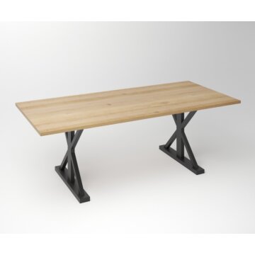 Eiken Tafel 3 cm Tafelblad | Laura Fineline Frame