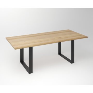 Eiken Tafel 3 cm Tafelblad | U Exclusive Frame - Teakea.nl