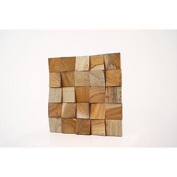 Teakhouten Wandpanelen 30 x 30 cm tegels