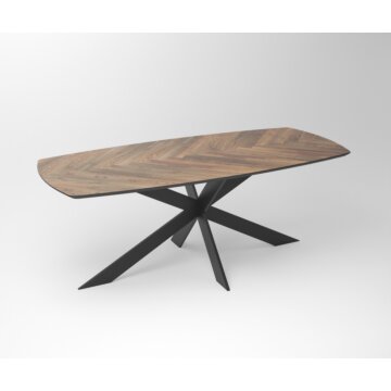 Notenhouten eettafel Tusk | 3-Rex Exclusive line 20 x 100 Frame - Teakea.nl