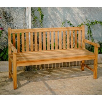 Teakhouten Tuinbank 150 cm breed voor 3 personen