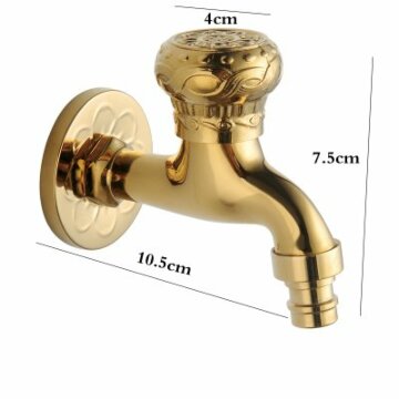 Gouden Tapkraan Severina | Muuraansluiting 1/2” | 10.5 lang - WM5018