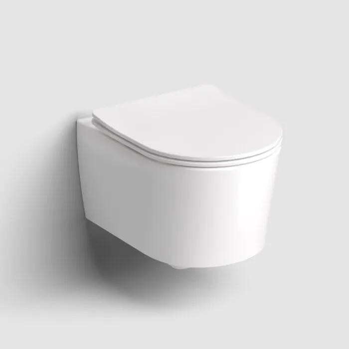 Clou - Inbe Toiletzitting Met Deksel Voor Inbe 1 Toilet, Soft-closing En Quick Release Systeem, Mat Wit