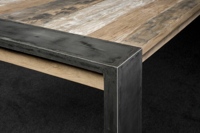 Novara | Teak Eettafel met N poot | Gerecycled Teak | Meerdere Afmetingen - TWR-PF0019-0022