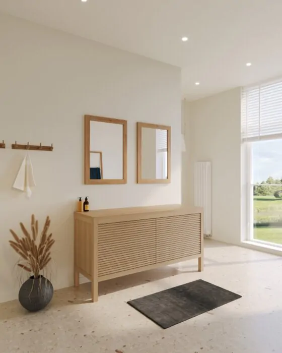 Tessa staande badmeubel, modern design in diverse kleuren met ruime opbergruimte.