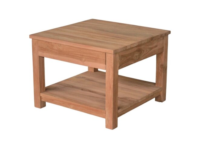 Cube - Teak Bijzettafel | 60x60x45 - NV06