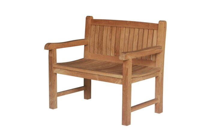 Balmoral Teak Tuinbank |  2 Persoons | 100 cm breed - DEVI-TB-BALMORAL-100