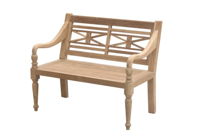 Teak Stationsbank | 100 breed | Gerecycled Teak - SAP-SB019-R
