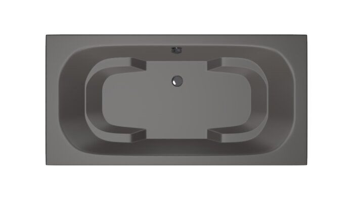 Xenz Tanga bad 180x90cm Antraciet
