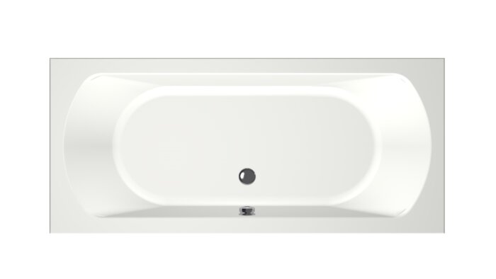 Xenz Lagoon bad 190x90cm Edelweisss
