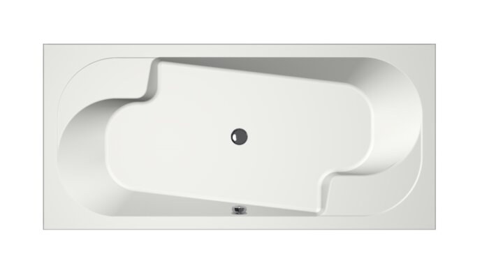 Xenz Parel bad 190x90x45 edelweiss
