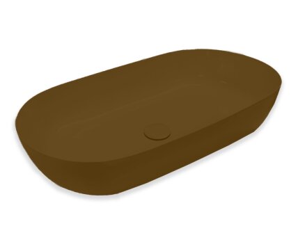 Blinq Couleur opzetwastafel 75x38x15cm - Kreta