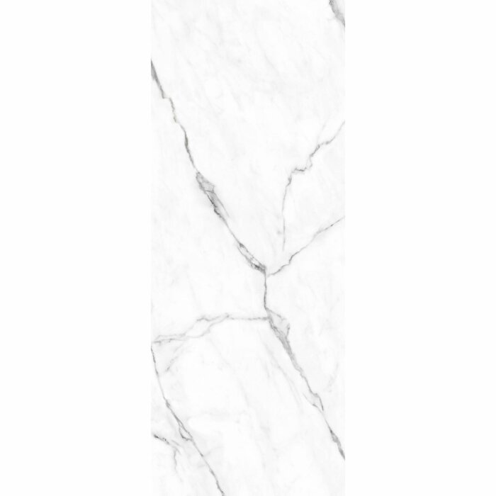 HSK RenoDeco Designpaneel 150x255 cm Natuursteen Marmer Carrara Wit Zijdeglans