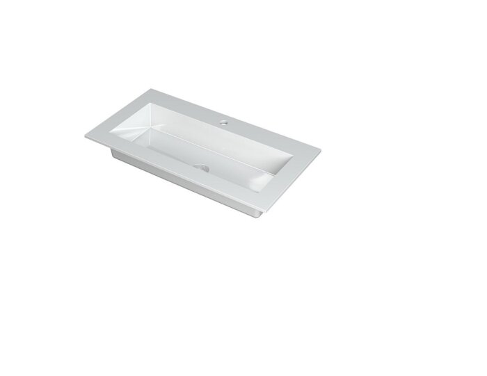 KRAFT Wastafel Polystone/Quartz | Incl. Open Plug | 90 x 45