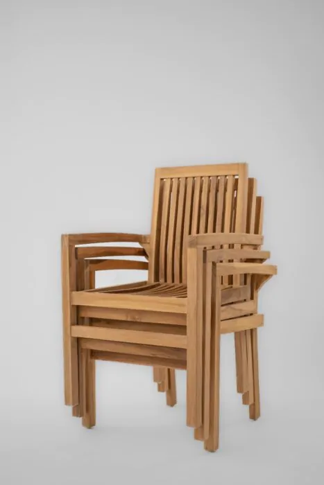 Pile | Stapelbare Teak Tuinstoel 