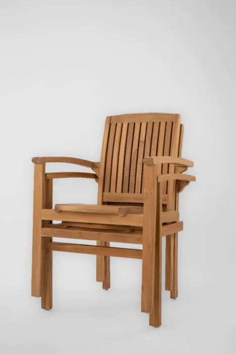 Ibiza Stapelbare Tuinstoelen set van Twee stuks
