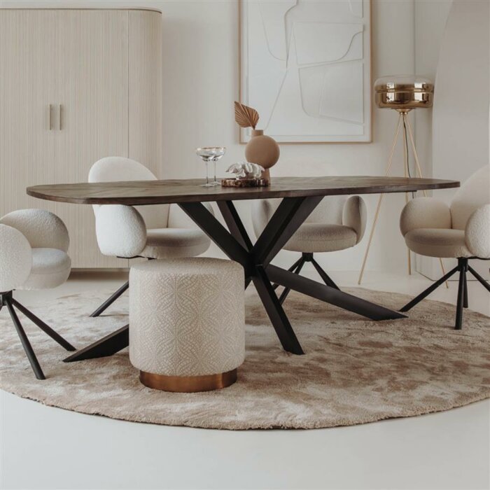 Silvi Eetkamertafel | 220 x 110 x 78 CM | Teakea.nl