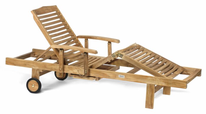 Sunlounger | Teak Ligbed | 200x62x95 - SL003