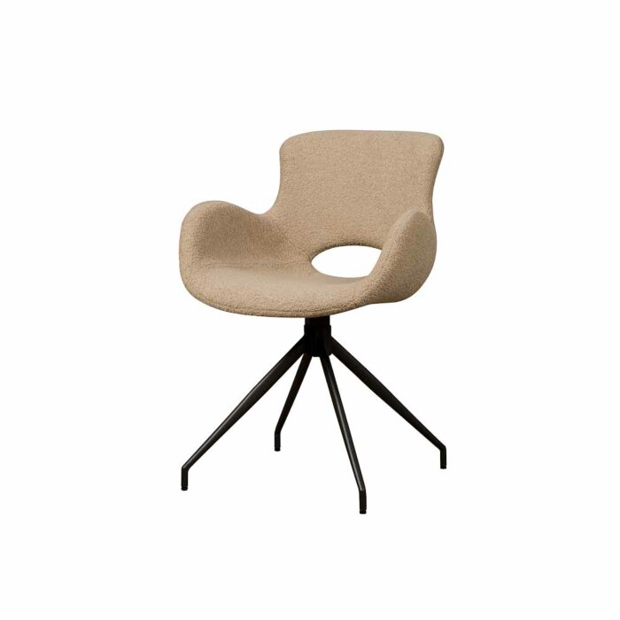 Campo armstoel (draaibaar) Lichtbruin/Taupe