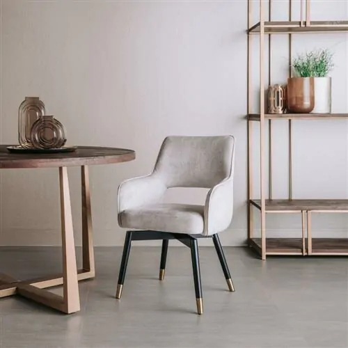 Lenno Fauteuil - Stof Adore 11 Beige (Draaibaar)