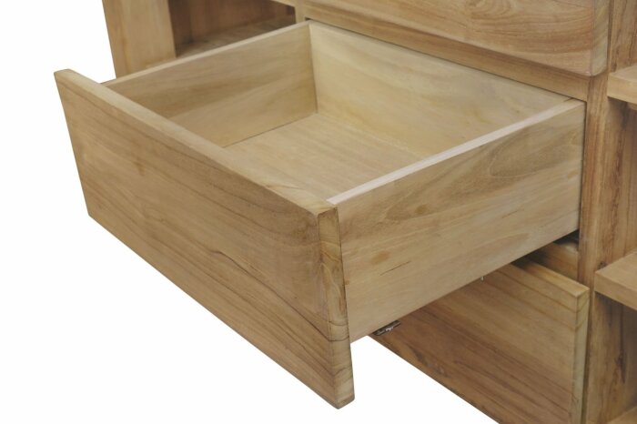 Teak Badkamermeubel Strak | 150x50x80 - DEV-BAD-DRS-150-50-80