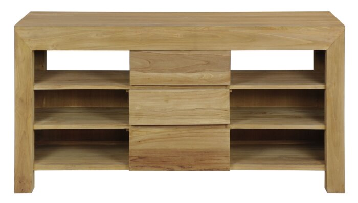 Teak Badkamermeubel Strak | 150x50x80 - DEV-BAD-DRS-150-50-80