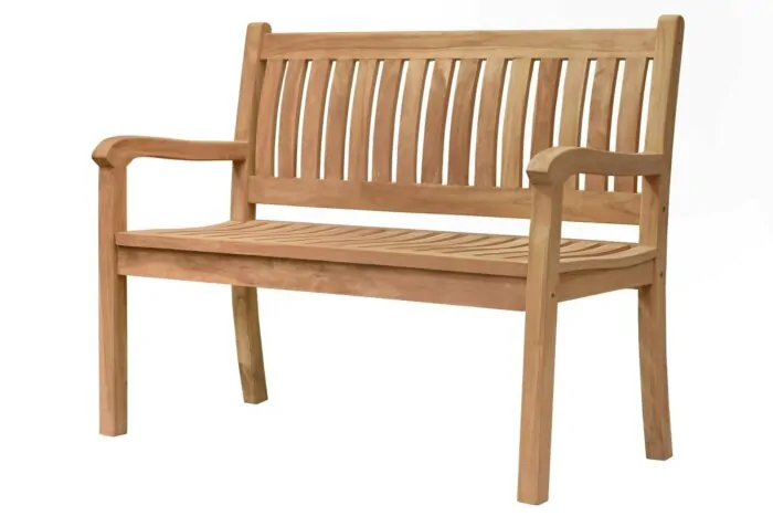 Teakea Beaufort Teakhouten Tuinbank 2 Persoons - 120 breed  - DEVI-SB013