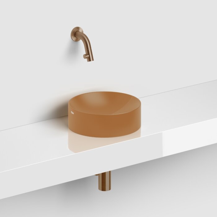 Clou - Vale Fontein Rond Ø22cm, Mat Italiaans Zand