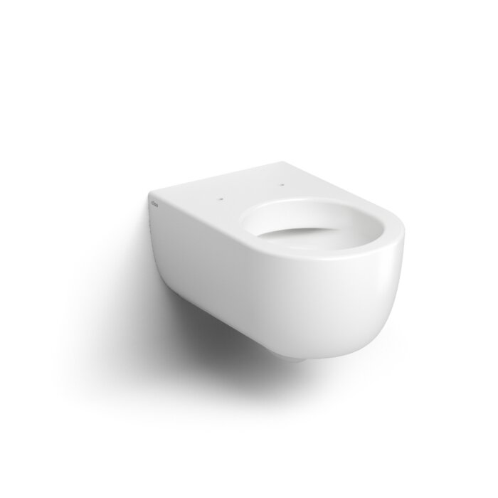Clou - Hammock Randloze Wandtoilet 56cm, Mat Wit Keramiek