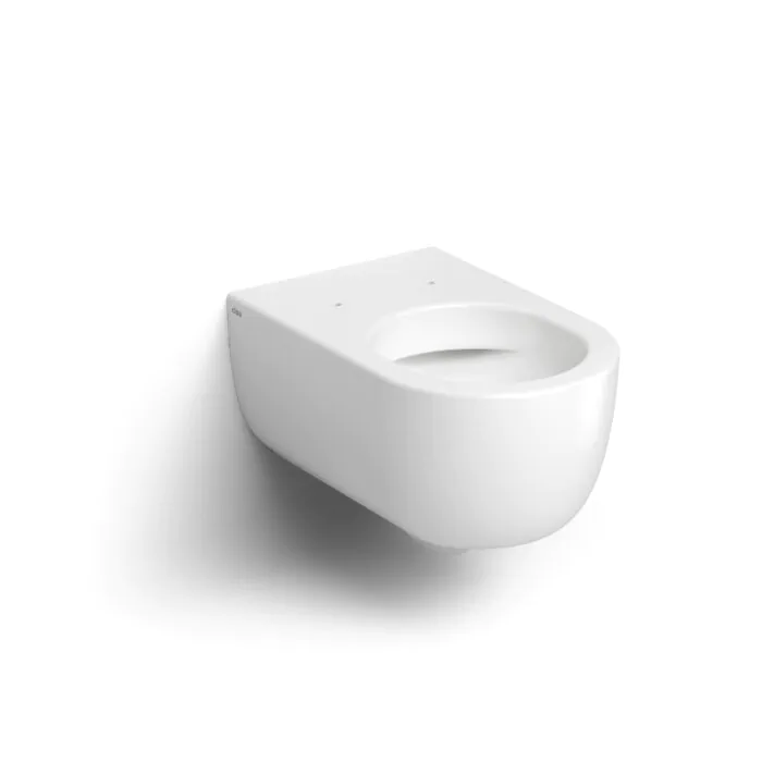 Clou - Hammock Randloze Wandtoilet 56cm, Mat Wit Keramiek