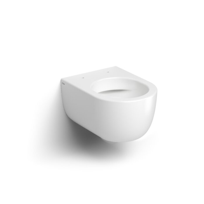 Clou - Hammock Wandtoilet, 49cm, Mat Wit Keramiek