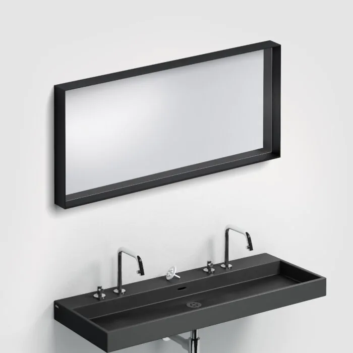 Clou - Look At Me Mat Zwart, Met Ophangsysteem, Met Glazen Planchet